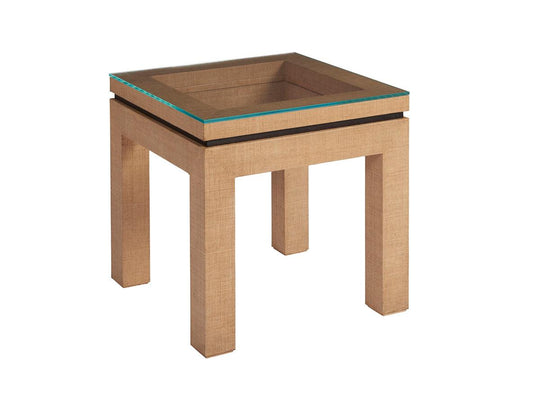 Barclay Butera Newport Harbor Raffia Lamp Table ACCENT TABLES