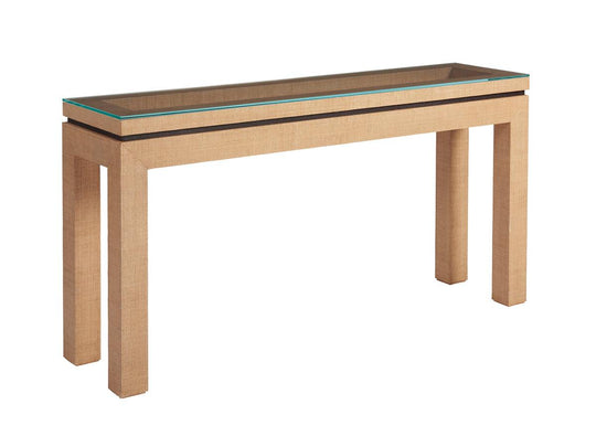 Barclay Butera Newport Harbor Raffia Console CONSOLE TABLES