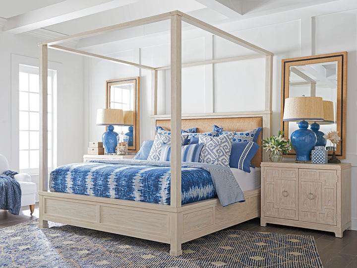 American Home Furniture | Barclay Butera  - Newport La Costa Rectangular Raffia Mirror