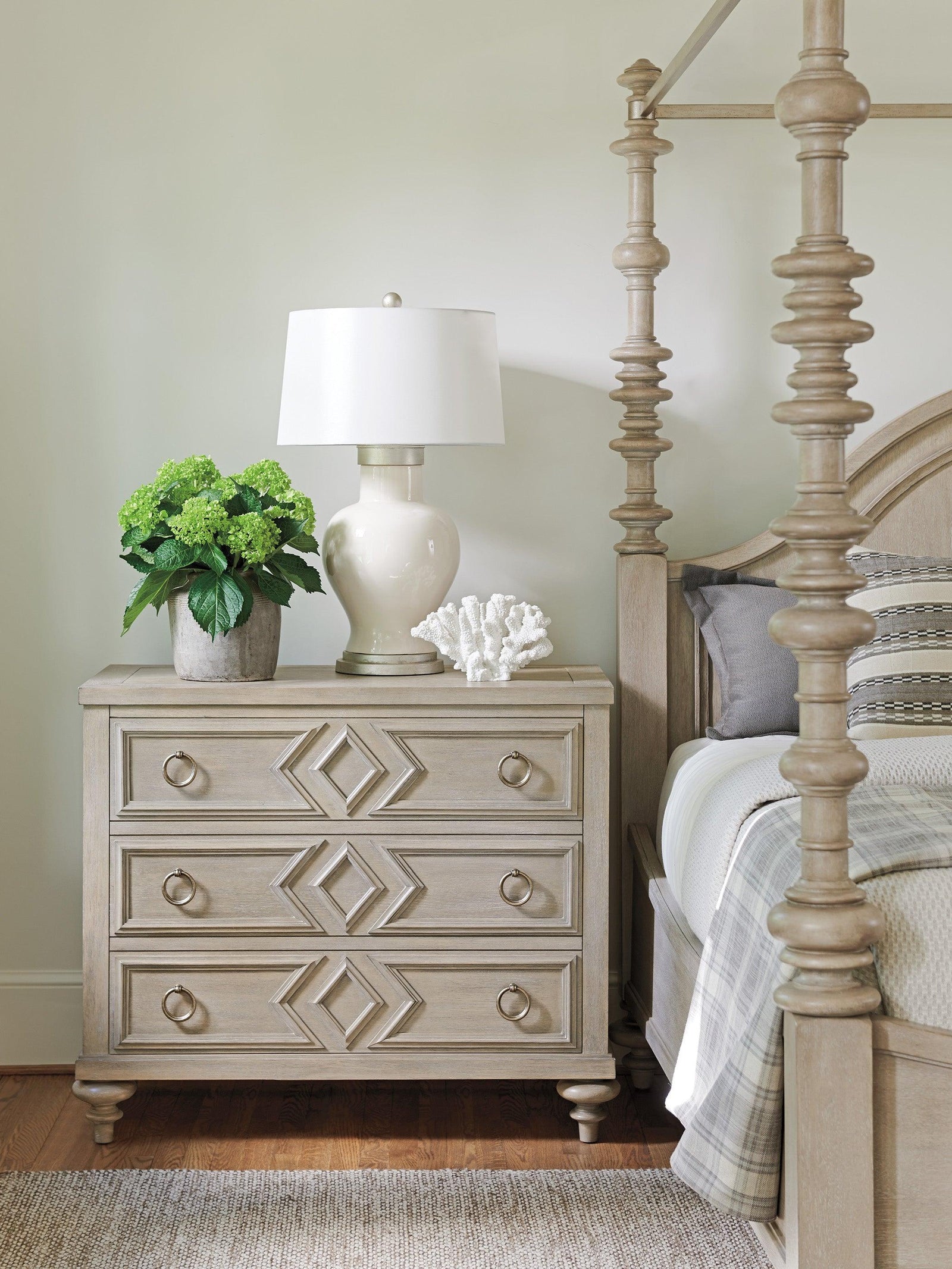 Barclay Butera Malibu Costera Bachelors Nightstand SIDEBOARDS + CREDENZAS