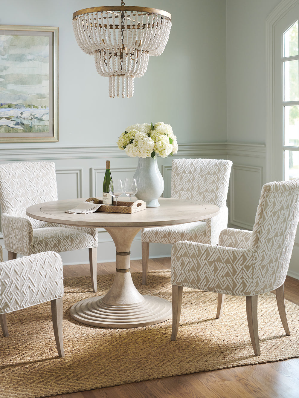 American Home Furniture | Barclay Butera  - Malibu Topanga Round Dining Table