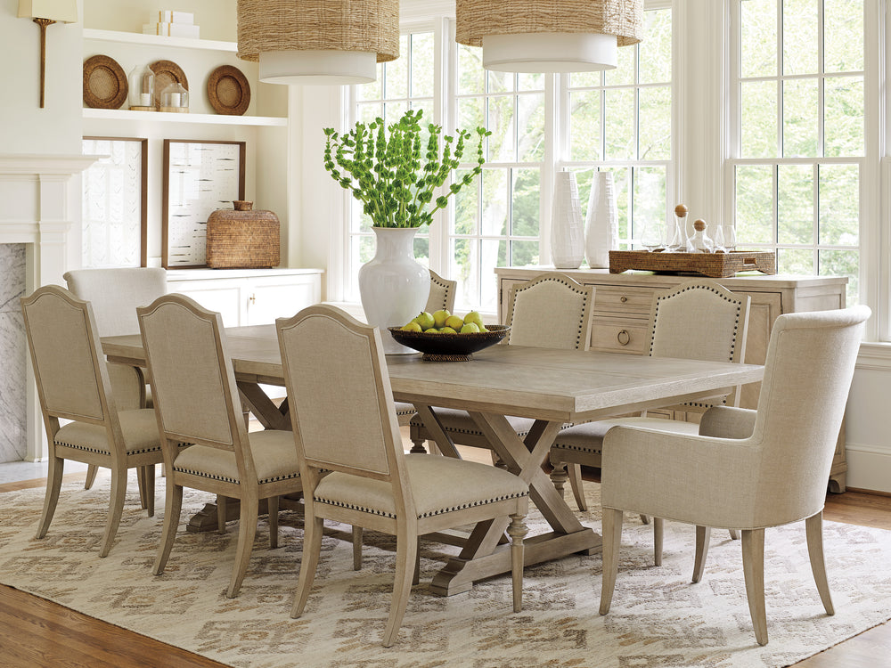 American Home Furniture | Barclay Butera  - Malibu Rockpoint Rectangular Dining Table