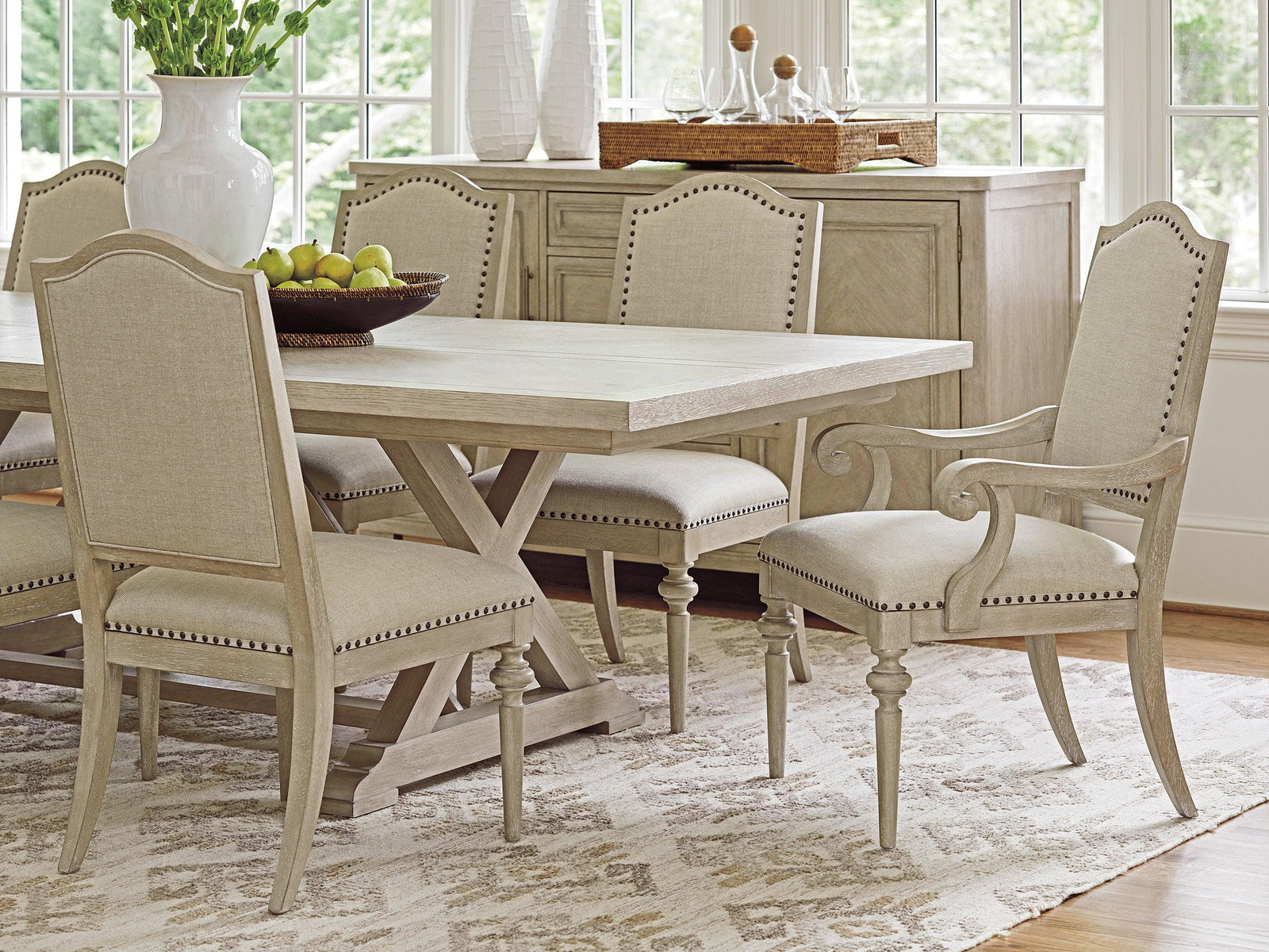 Barclay Butera Malibu Aidan Upholstered Side Chair - Set of 2 DINING CHAIRS