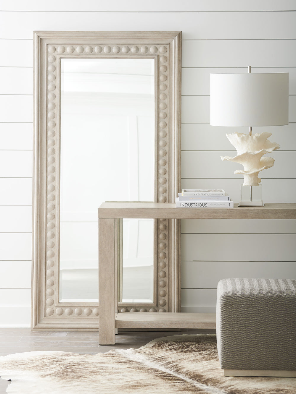 American Home Furniture | Barclay Butera  - Malibu Carbon Floor Mirror