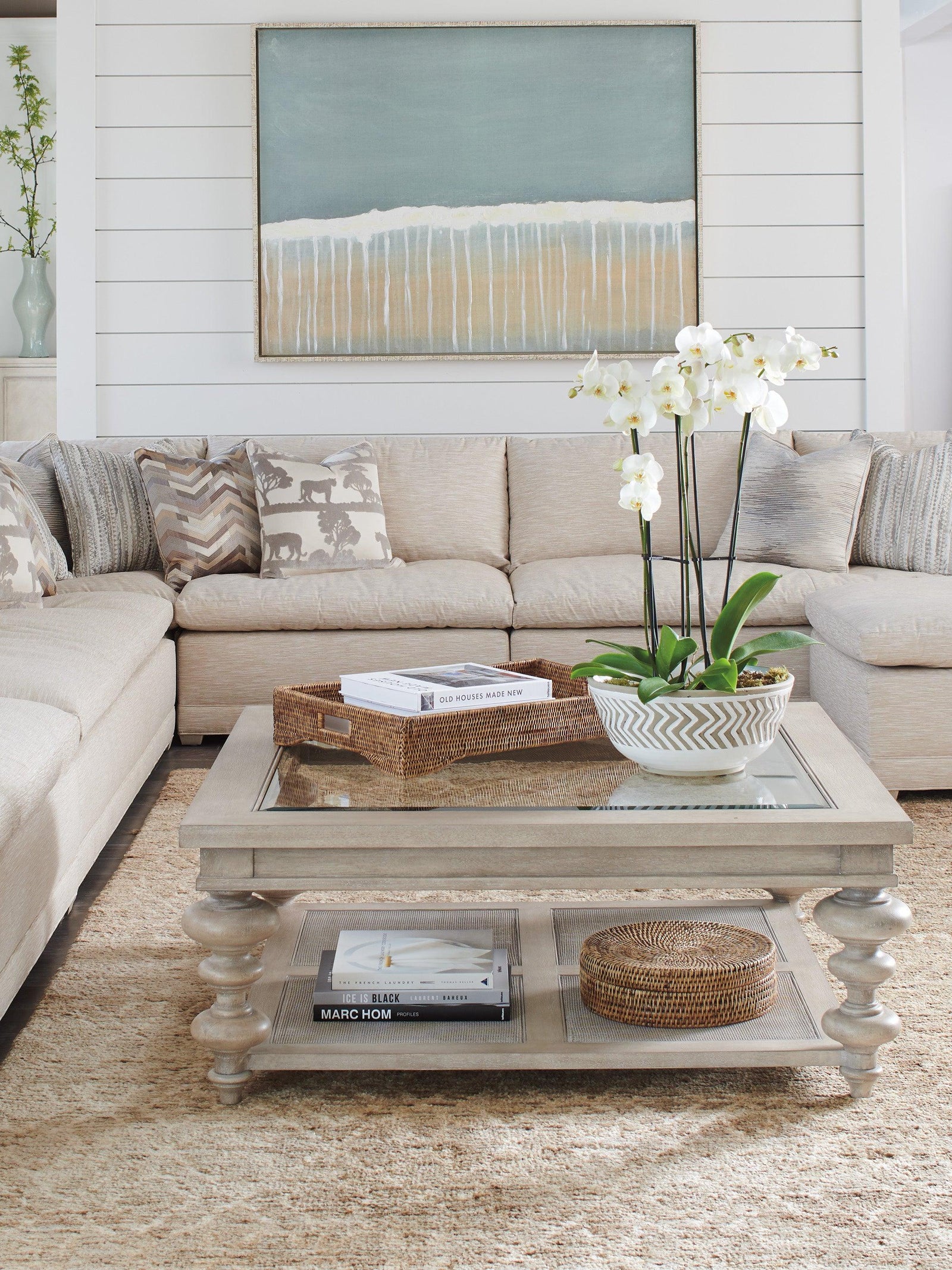 Barclay Butera Malibu Castlerock Cocktail Table COFFEE TABLES