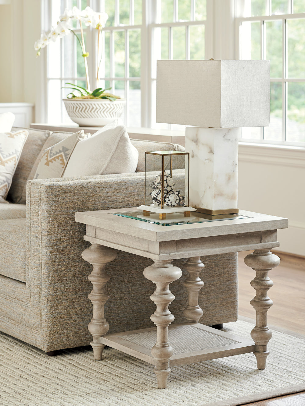 American Home Furniture | Barclay Butera  - Malibu Castlerock End Table