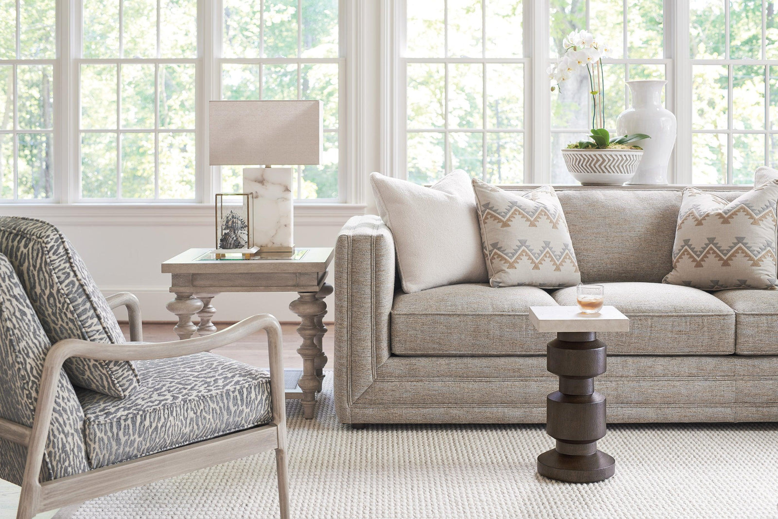 Barclay Butera Malibu Calamigos Accent Table ACCENT TABLES