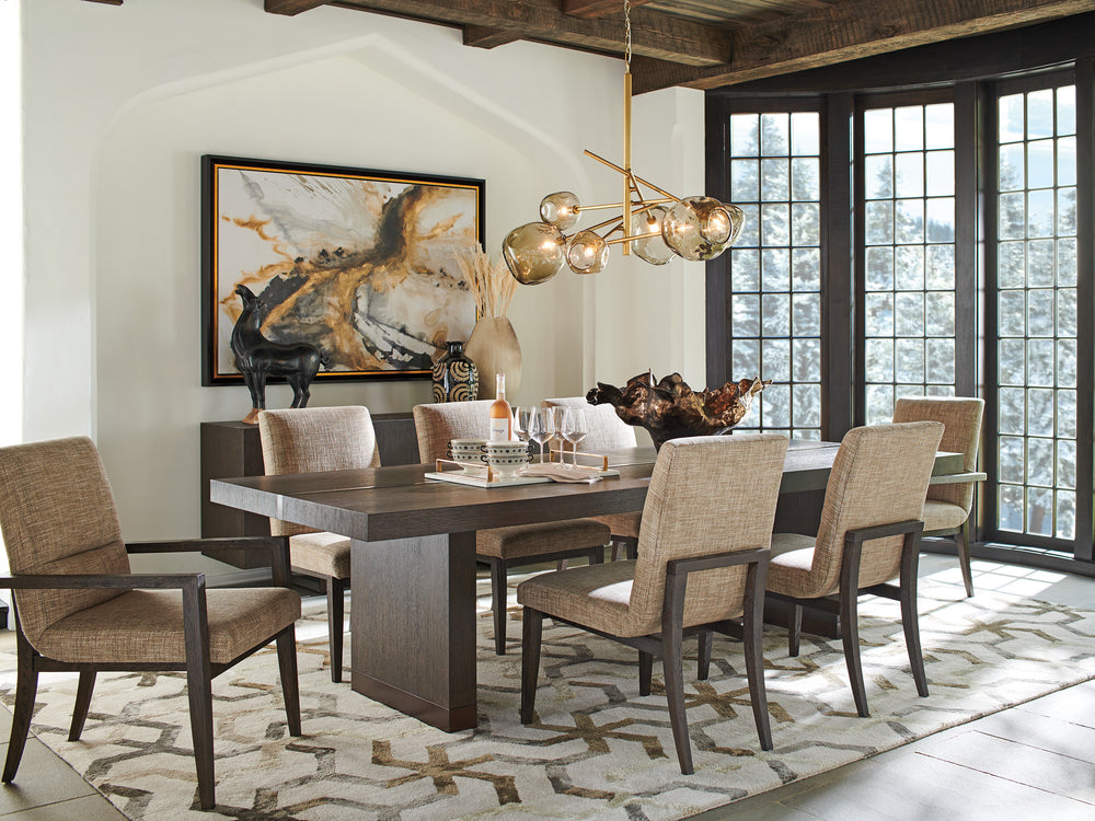 American Home Furniture | Barclay Butera  - Park City Ironwood Rectangular Dining Table