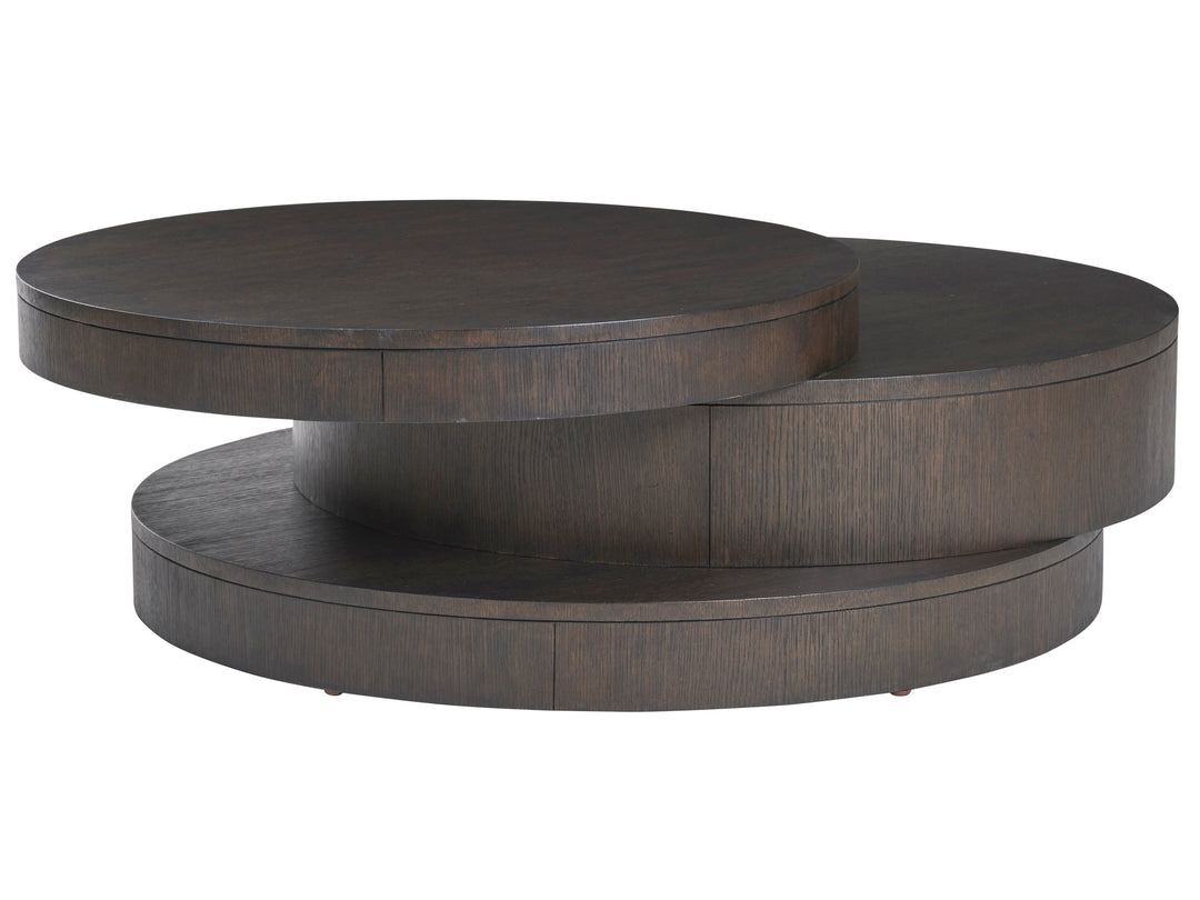 American Home Furniture | Barclay Butera  - Park City Mountaineer Round Cocktail Table