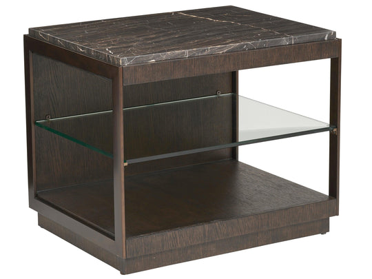 Barclay Butera Park City Summit Rectangular End Table ACCENT TABLES