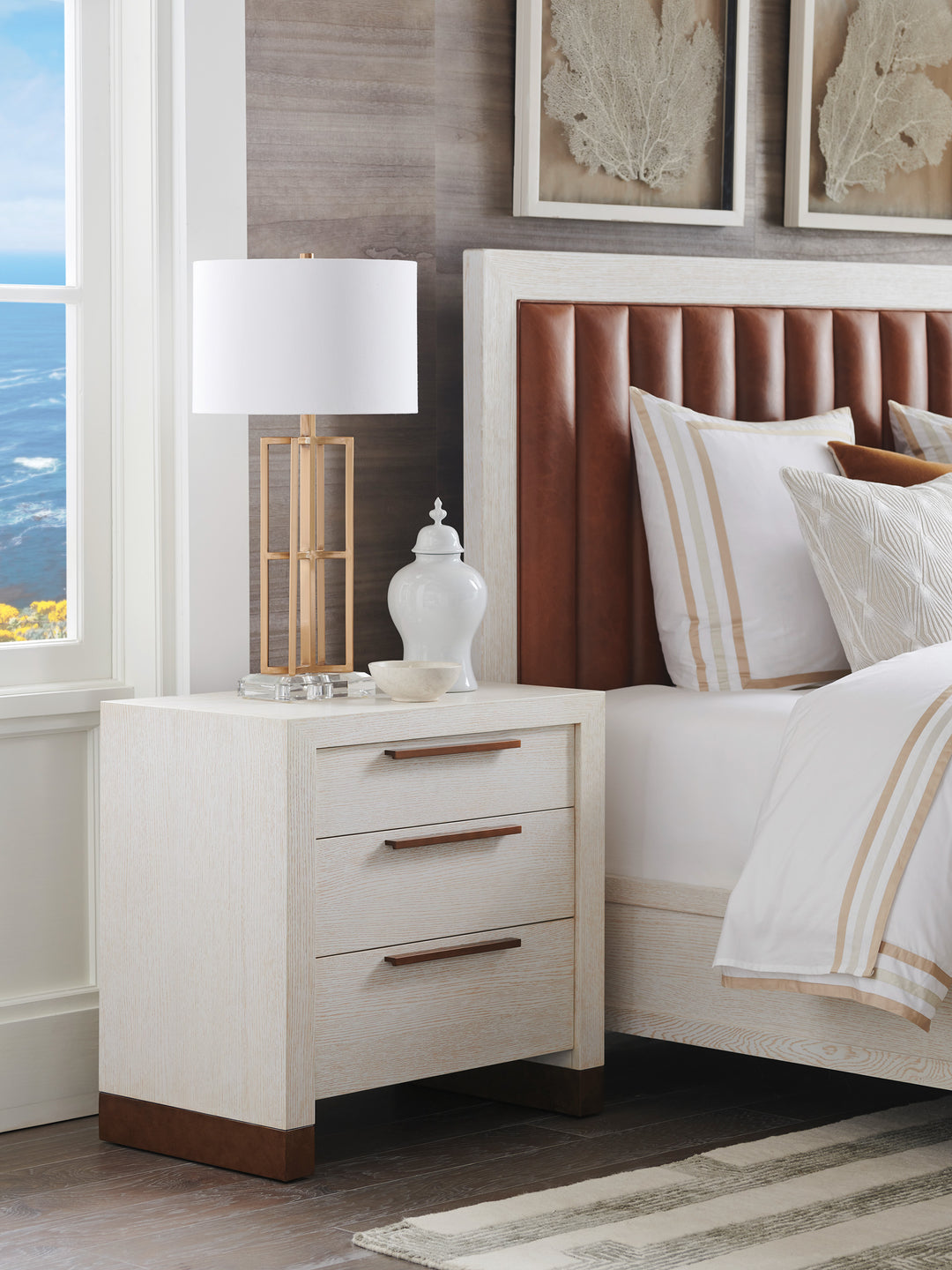 American Home Furniture | Barclay Butera  - Carmel Mc Way Nightstand