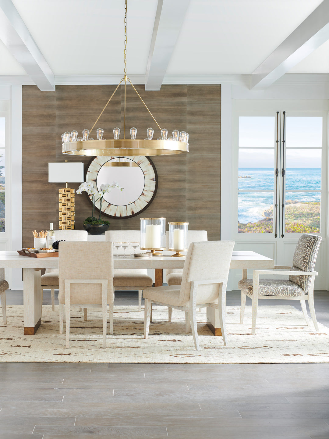 American Home Furniture | Barclay Butera  - Carmel Vista Rectangular Dining Table