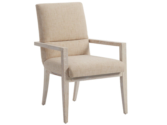 Barclay Butera Carmel Palmero Upholstered Arm Chair - Set of 2 DINING CHAIRS
