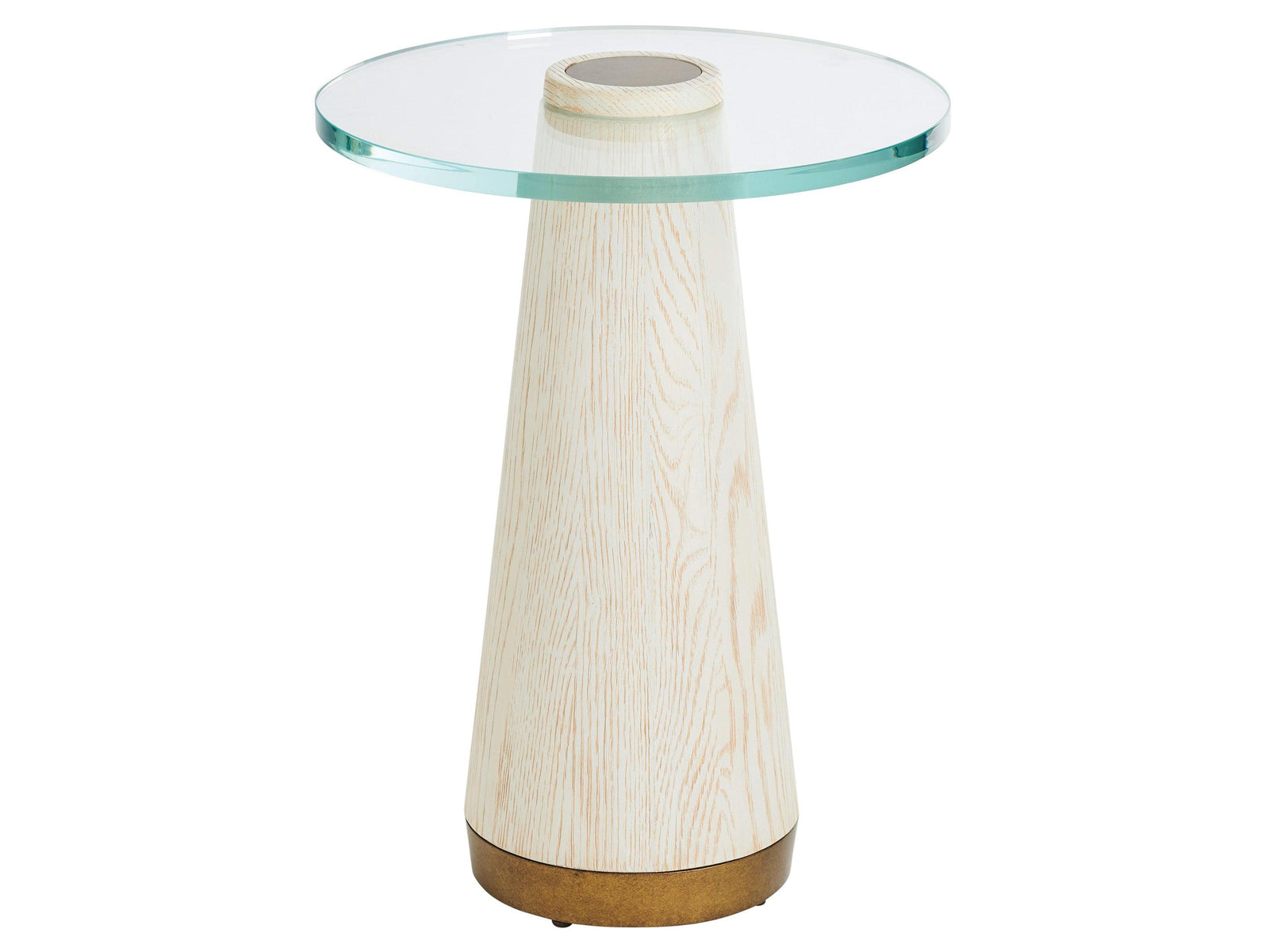 Barclay Butera Carmel Castlewood Glass Top Accent Table ACCENT TABLES