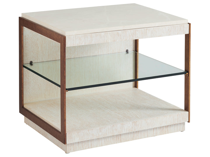 American Home Furniture | Barclay Butera  - Carmel Point Lobos Rectangular End Table