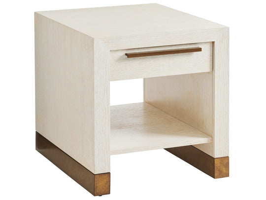 Barclay Butera Carmel Huckleberry Drawer End Table ACCENT TABLES