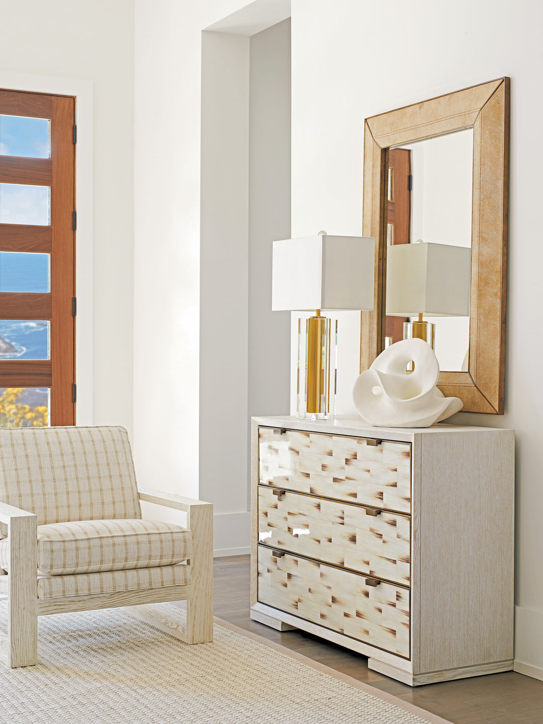 American Home Furniture | Barclay Butera  - Carmel Dry Creek Hall Chest