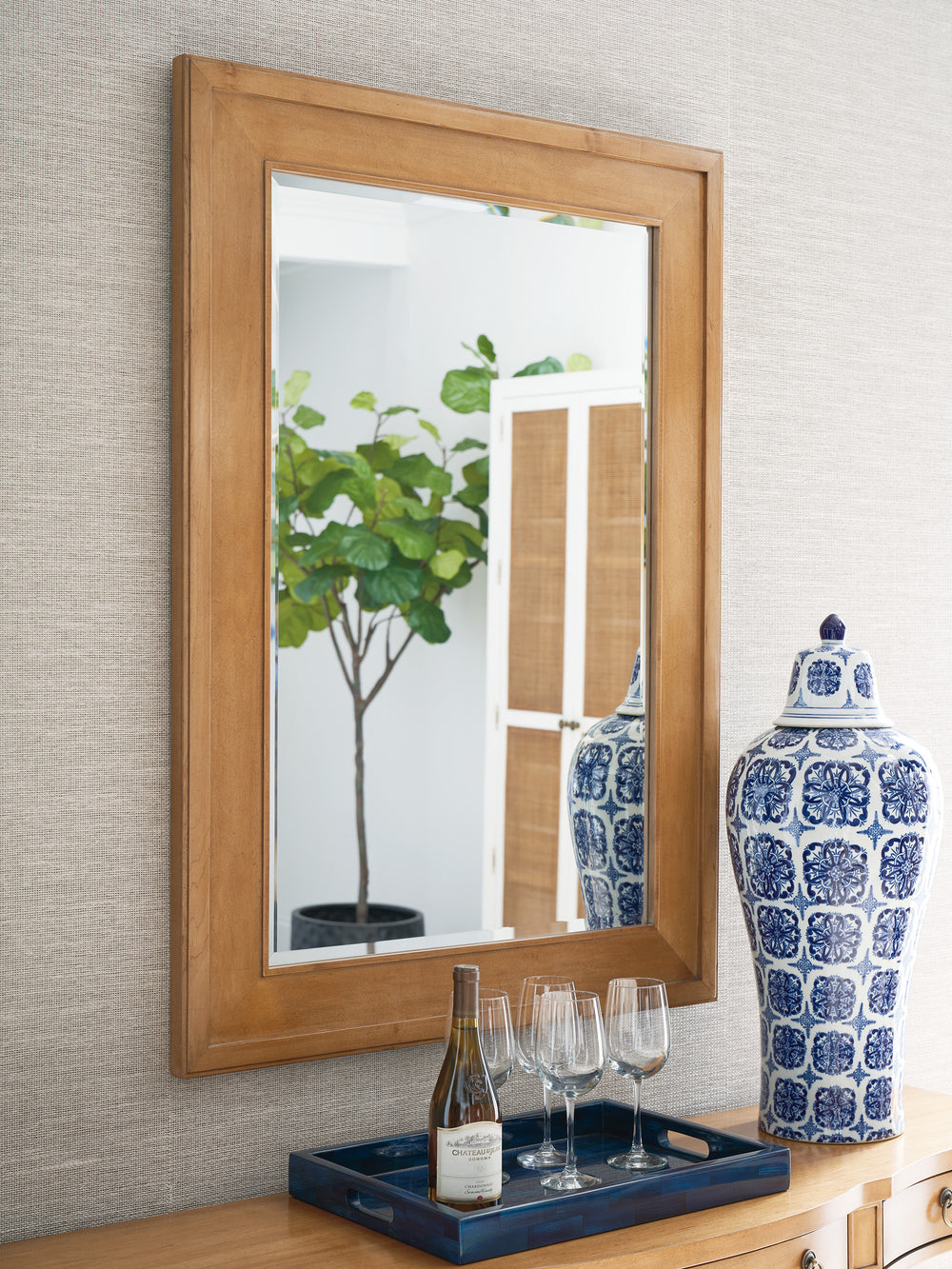 American Home Furniture | Barclay Butera  - Laguna Swanson Rectangular Mirror