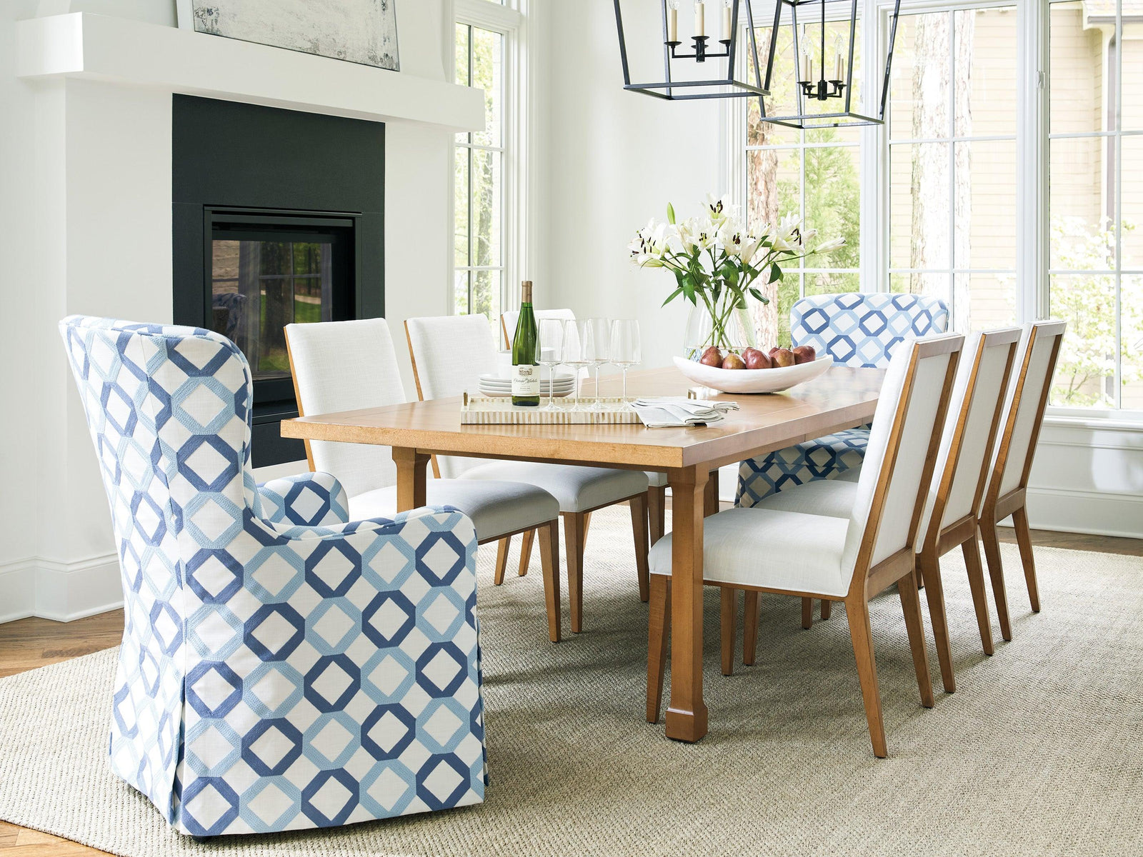 Barclay Butera Laguna Sycamore Rectangular Dining Table DINING TABLES