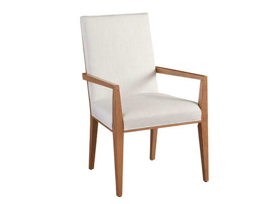 Barclay Butera Laguna Mosaic Upholstered Arm Chair - Set of 2 DINING CHAIRS