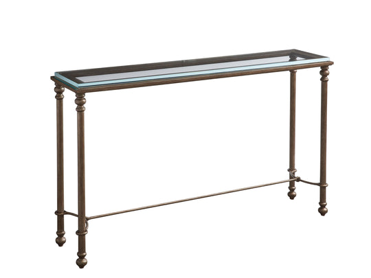 Barclay Butera Laguna Bluff Metal And Glass Console CONSOLE TABLES