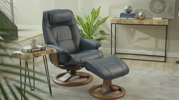 Admiral R Recliner with Footstool