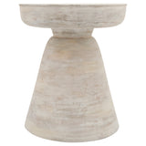 Wood, 19" Side Table, White