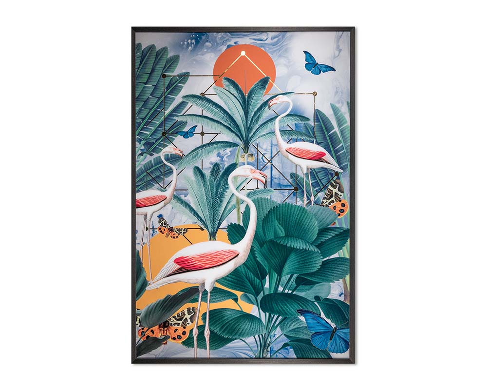 American Home Furniture | Sunpan - Three Flamingos 