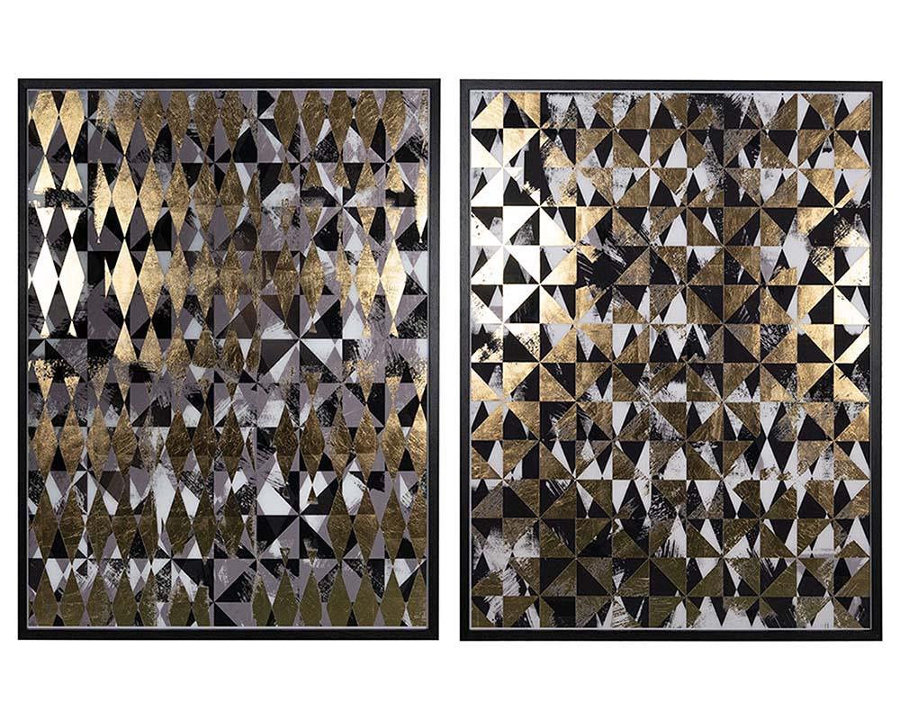 Sunpan Overprint (Set Of 2) WALL ART