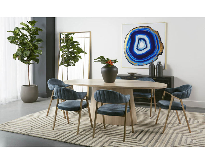 American Home Furniture | Sunpan - Blue Agate 