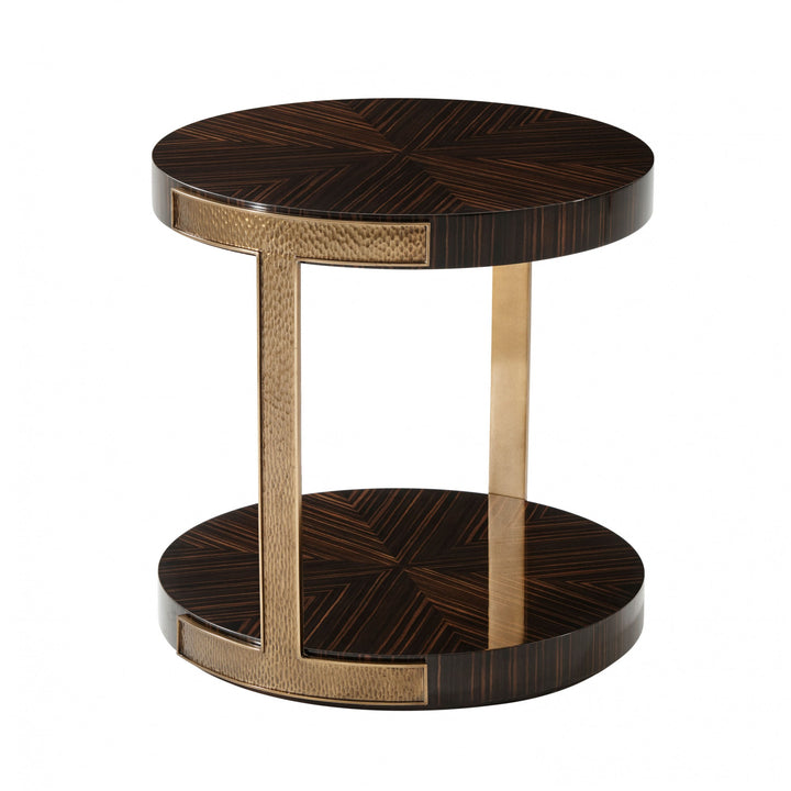 Tau Side Table - Theodore Alexander - AmericanHomeFurniture