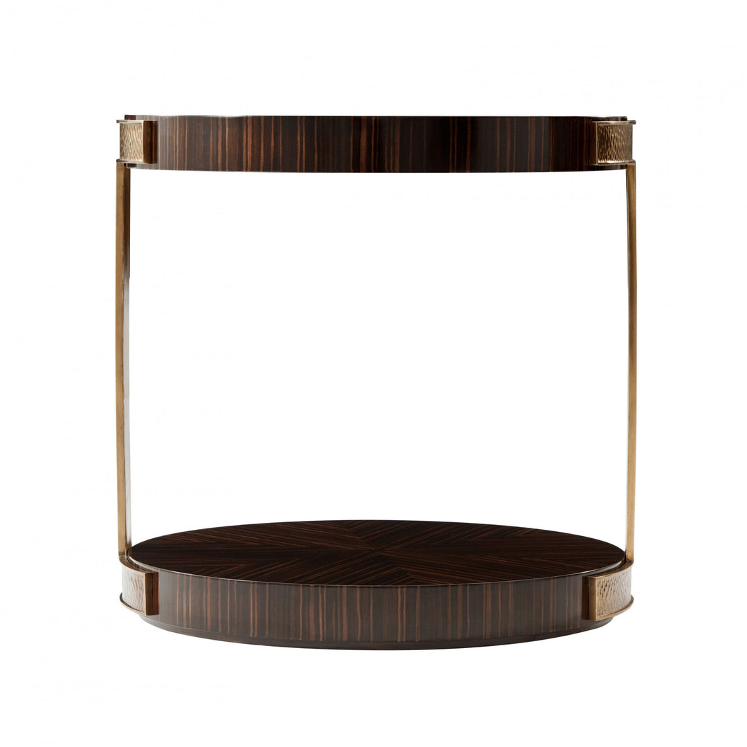 Tau Side Table - Theodore Alexander - AmericanHomeFurniture