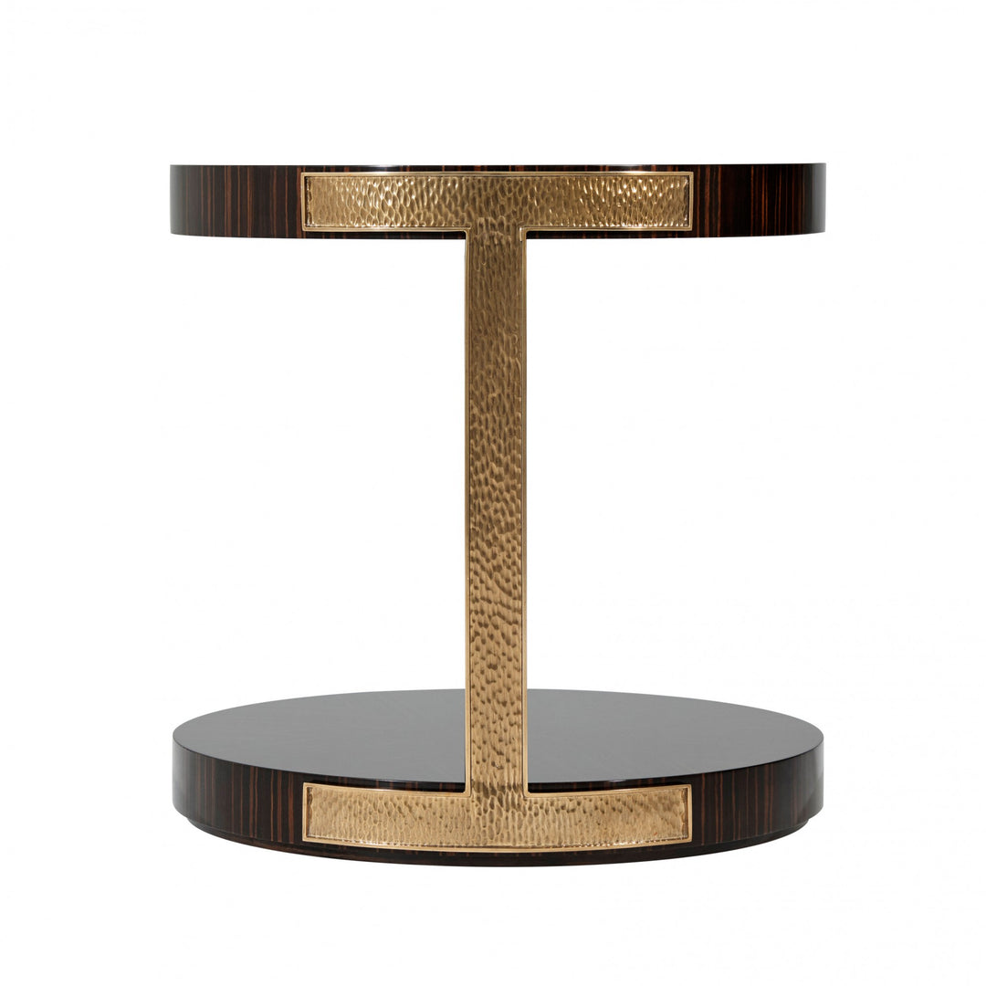 Tau Side Table - Theodore Alexander - AmericanHomeFurniture