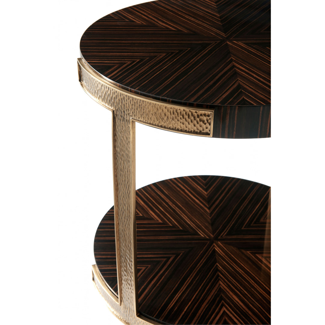 Tau Side Table - Theodore Alexander - AmericanHomeFurniture