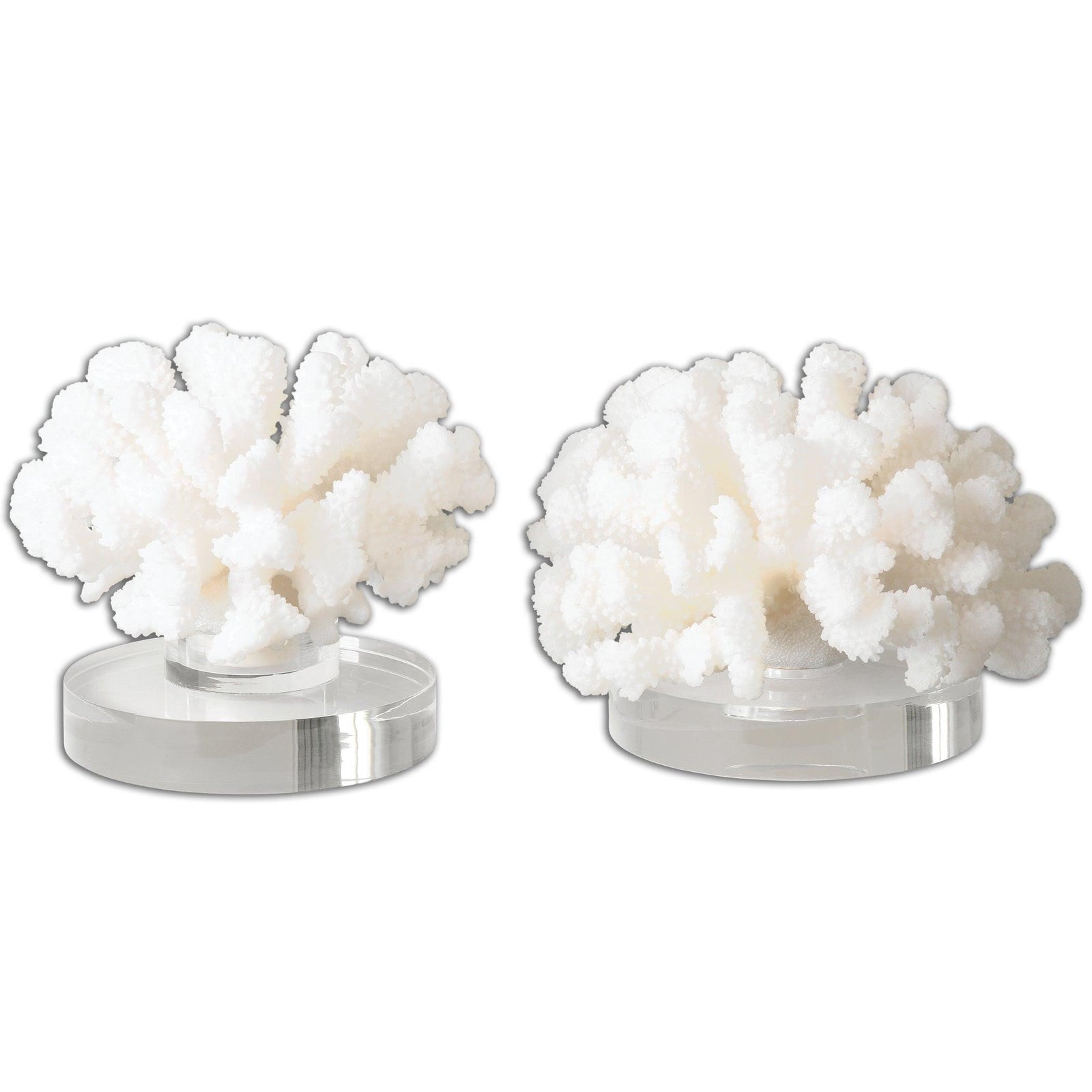 Uttermost HARD CORAL SCULPTURES, SET OF 2 DECORATIVE OBJECTS