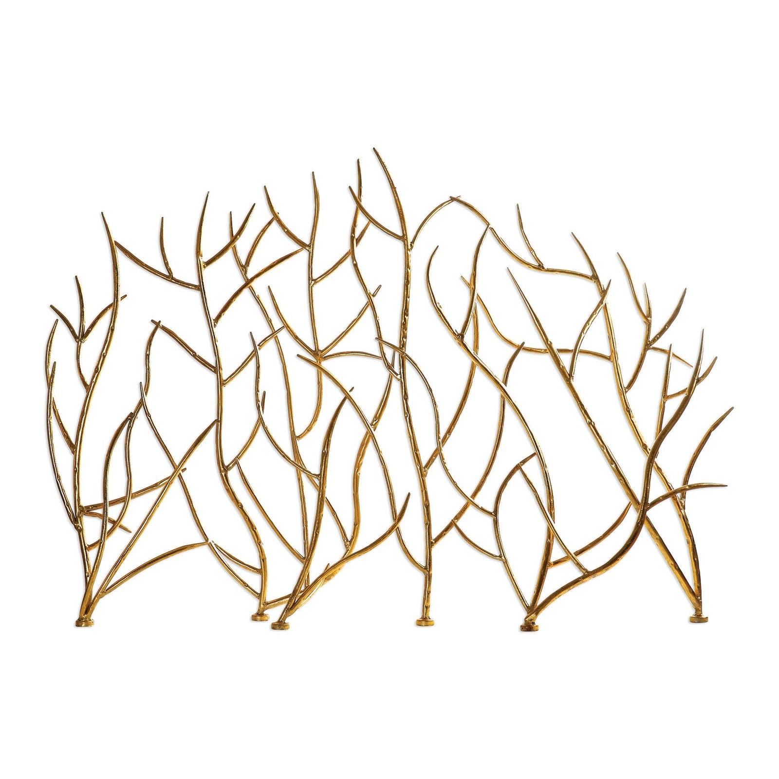 Uttermost GOLD BRANCHES DECORATIVE FIREPLACE SCREEN FIREPLACE SCREENS
