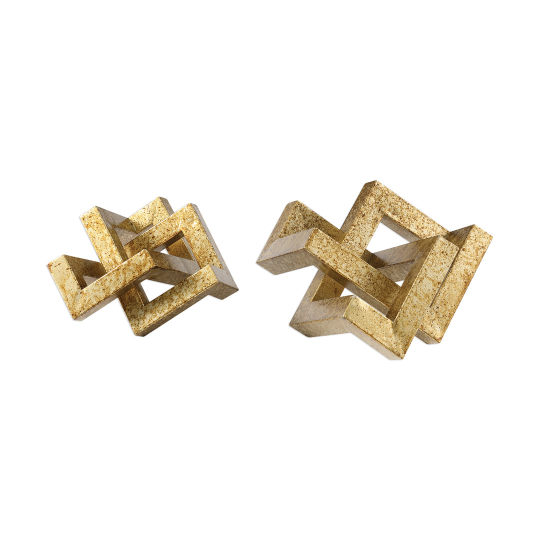 AYAN GOLD ACCENTS, SET OF 2 - AmericanHomeFurniture