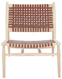 SOLEIL LEATHER WOVEN ACCENT CHAIR - AmericanHomeFurniture