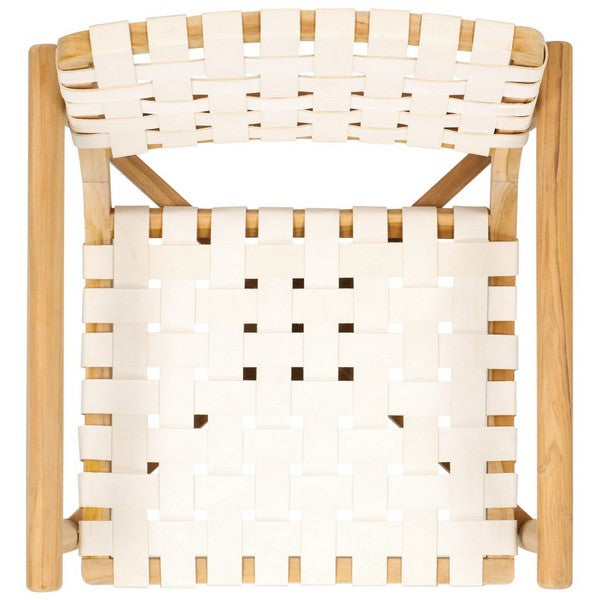 White / Natural Teak