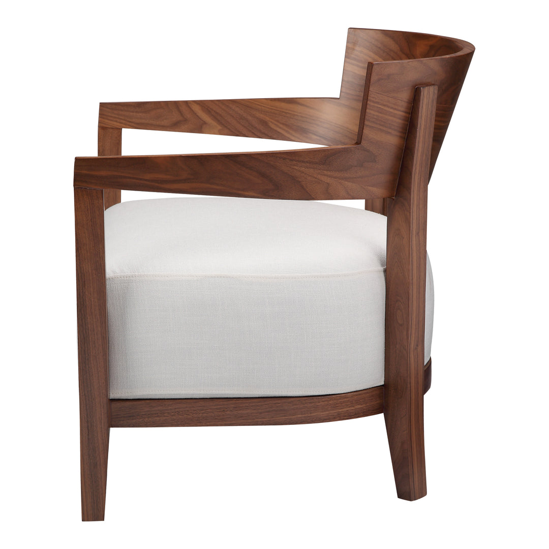 American Home Furniture | Moe's Home Collection - Volta Arm Chair Cream White