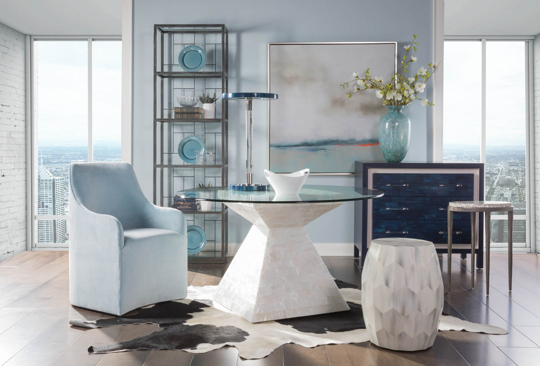 American Home Furniture | Artistica Home  - Signature Designs Bello Faceted Drum Table