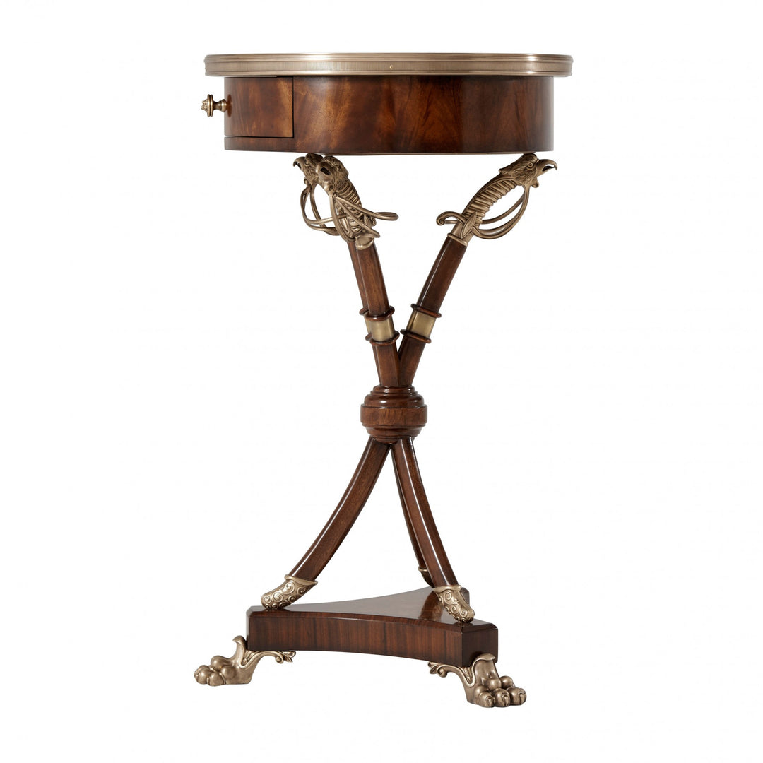 Admiralty Accent Table - Theodore Alexander - AmericanHomeFurniture