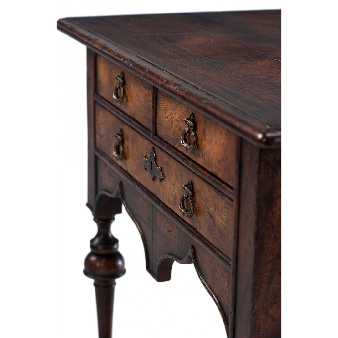 Victory Oak Side Table - Theodore Alexander - AmericanHomeFurniture