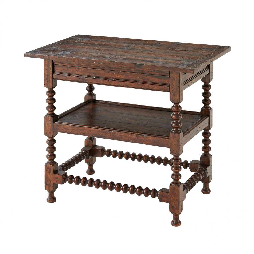 Silas' Side Table - Theodore Alexander - AmericanHomeFurniture