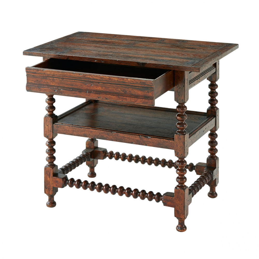 Silas' Side Table - Theodore Alexander - AmericanHomeFurniture