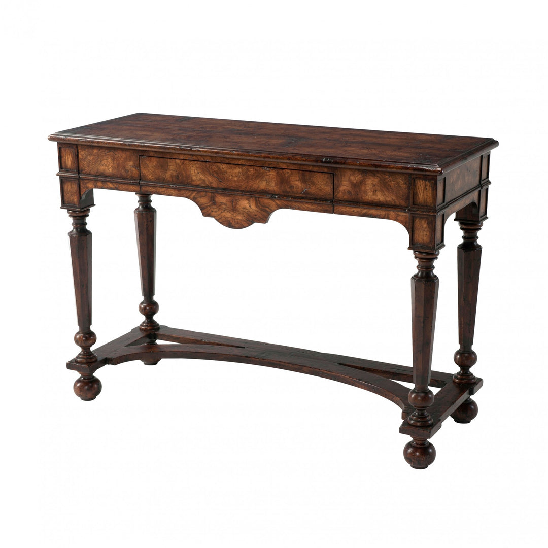 Victory Oak Console Table - Theodore Alexander - AmericanHomeFurniture