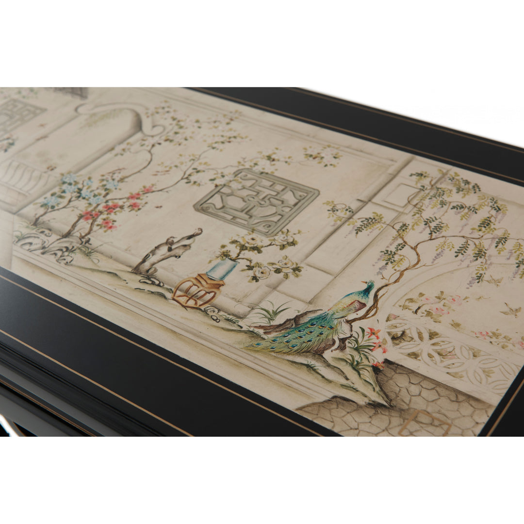 Long Hall Chinoiserie Console Table