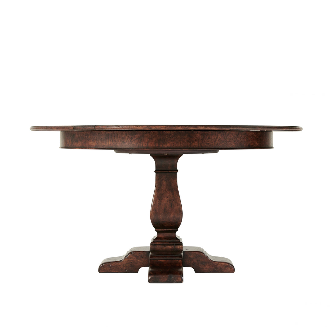 Victory Oak Jupe Dining Table - Theodore Alexander - AmericanHomeFurniture