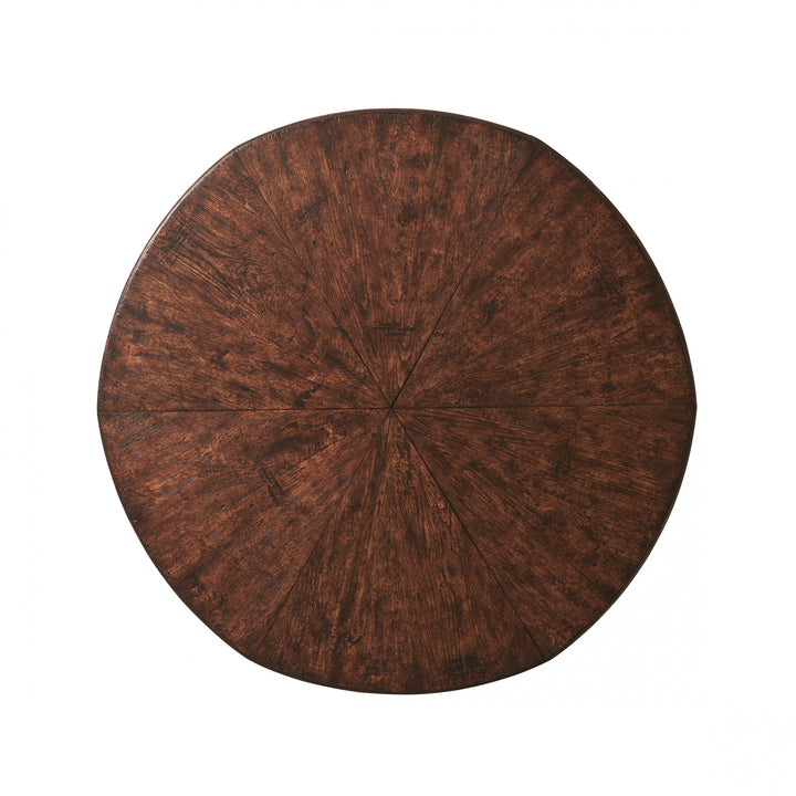 Victory Oak Jupe Dining Table - Theodore Alexander - AmericanHomeFurniture