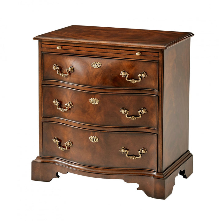 The India Silk Bedside Nightstand - Theodore Alexander - AmericanHomeFurniture